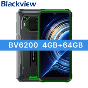 Blackview BV6200 Rugged Phone 6.56-inch HD+ IPS Display 13000mAh 8GB(4+4) 64GB 13MP Camera GPS Android 13 IP68&IP69K Cellphone