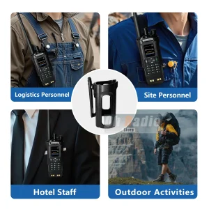 Baofeng UV-32 Walkie Talkie Belt Clip Hoster Original DM-32 Belt Holster Belt Holder Case with Clip For DM32UV Ham Two Way Radio