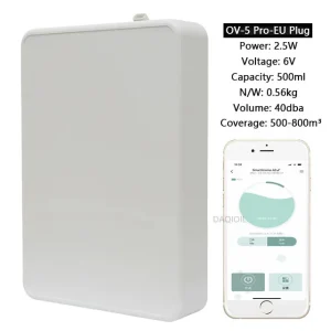 Smart Aroma Diffuser Wall Mounted Essential Oil Diffuser  APP Control Fragrance Diffuser Big Coverage Scent Machine Hotel Home