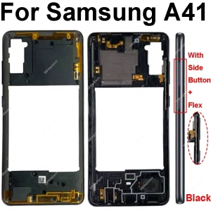 Middle Frame For Samsung Galaxy A21S A217 A217F A31 A41 A51 A71 A315 A415 A515 A515 A715 Housing Center Cover With Side Button