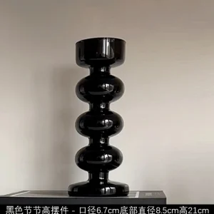 Livetai Wabi-Sabi Ceramic Abstract Sculpture,Handmade Irregular Decorative Ornament for Modern Home Decor, Bookshelf, Bar,