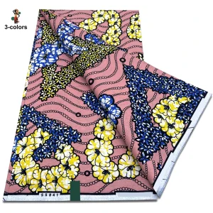 2025 Guaranteed Veritable Original African Wax Print Fabric Real Nigerian 100% Cotton Ankara Wax Fabric Soft Pagne Spuer Batik