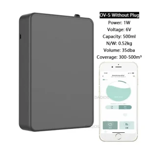 Smart Aroma Diffuser Wall Mounted Essential Oil Diffuser  APP Control Fragrance Diffuser Big Coverage Scent Machine Hotel Home