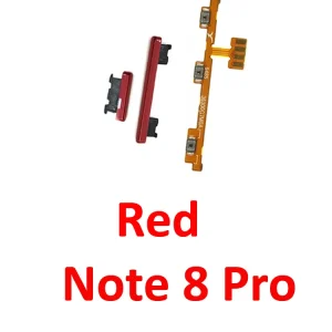 For Xiaomi Redmi Note 8 Pro Phone New Power Volume Button On Off Up Down Key Internal Flex Cable Part For Redmi Note 8 Pro