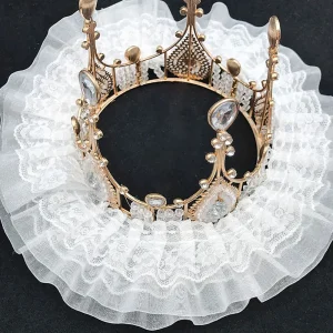 5CM Wide New Double Layers 3D Pleated Chiffon Lace Ruffle Trim Fluffy Dress Pettiskirt Curtains Splicing Cloth Sewing Deocration