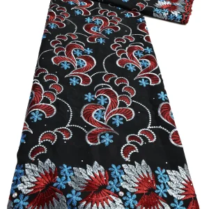 Nigerian Swiss Voile Lace Fabric with 3D Flower Applique And Stones Super Quality African Wedding Dress Lace 2026