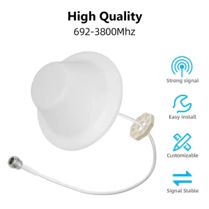 800-3700MHz 4G 5G Indoor Antenna Ceiling Internal Antenna For Cell Phone Signal GSM DCS WCDMA Booster Repeater Amplifier