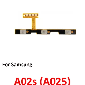 Phone New On Off Power Volume Button Key Flex Cable For Samsung Galaxy A03 Core A03s A02s A13 A23 A33 A53 A73 4G 5G