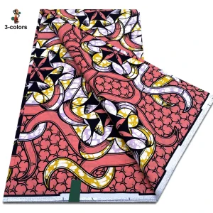 2025 Guaranteed Veritable Original African Wax Print Fabric Real Nigerian 100% Cotton Ankara Wax Fabric Soft Pagne Spuer Batik