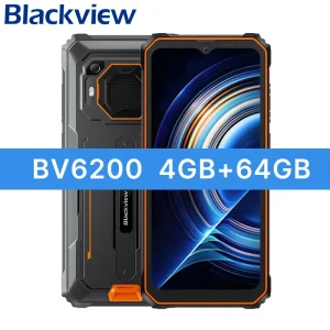 Blackview BV6200 Rugged Phone 6.56-inch HD+ IPS Display 13000mAh 8GB(4+4) 64GB 13MP Camera GPS Android 13 IP68&IP69K Cellphone