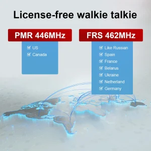 TIDRADIO 2PCS M11 PMR446/ FRS Portable Mini Walkie Talkie IP55 Waterproof Licence-free NOAA Wireless Programming