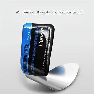 1/3/5PCS Mobile Phone Curved LCD Screen Spudger Opening Pry Card Tools Ultra Thin Flexible Mobile Phone Disassemble Steel Metal