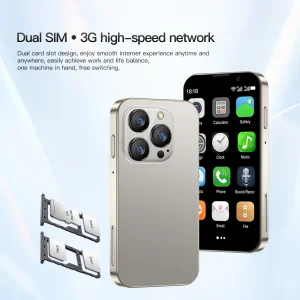 2025 New Mini Android Smartphone 3G WCDMA 2GB RAM 16GB ROM 3.0" Display 2MP Camera Dual SIM Smart Cellphone Play Store WhatsAPP