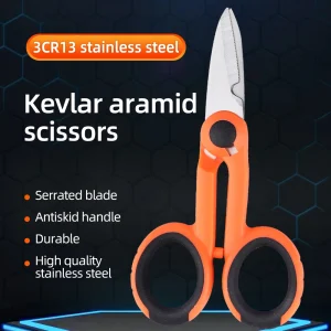 SAIVXIAN Fiber Optic Tool Aramid Scissors Fibre Stripping Scissors Optical Fiber Hand Tool
