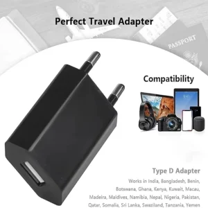 NNBILI 5/1Pcs Universal 5V 1A EU Plug USB Wall Charger For iPhone iPad Samsung Xiaomi Redmi Huawei Google Charger Power Adapter