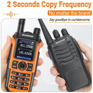 Baofeng UV-21 Pro Wireless Copy Frequency Walkie Talkie Long Range Multi Band Waterproof Type-C Charger Ham Radio UV-5R BF-888S