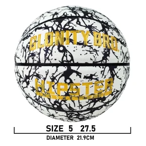 Glowing Basketball Leather Luminous Wear-Resistant Ball Size 5/6/7-27.5/28.5/29.5'' For Youth,In&Outdoor Basketball Night Game