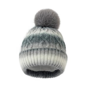 Womens Knitted Beanie In A Chic Minimalist Korean Style With A Pom-Pom Versatile And FashionForward