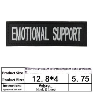 Pet Dog Accessories Embroidered Velcro New Pet Clothing Decorative Sticker Computer Embroidery Chapter