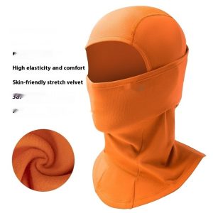 Outdoor Keep Warm And Windproof In Winter Mask Outdoor Fleece Scarf Cold-proof Haze-proof Riding Hat