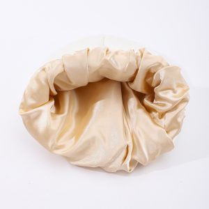 Womens Hair-protecting Warming Knitted Satin Beanie