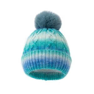 Womens Knitted Beanie In A Chic Minimalist Korean Style With A Pom-Pom Versatile And FashionForward