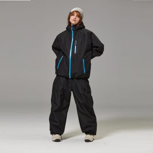 Unisex Windproof And Waterproof Loose-fitting Fashionable Ski Suit Set