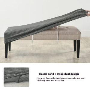 Household Corn Flannel Stretch Length Chair Cover