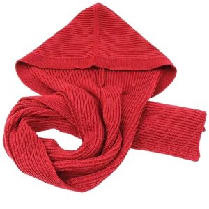 Versatile Solid-color Knitted Wool Scarf Stylish And Warm Neck Warmer