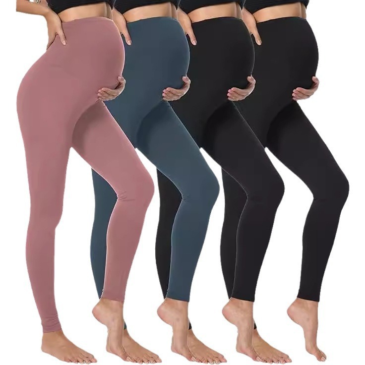 Autumn And Winter Maternity Pants High Waisted Belly Support Pants - Image 5