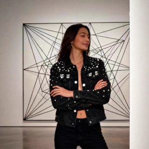 Women's Black Stylish Slim-fit Jacket Top