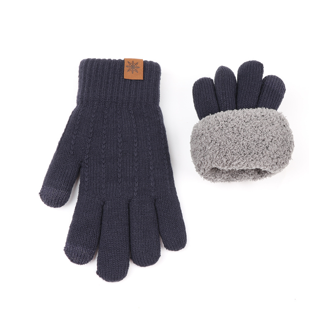 Gloves Outdoor Riding Wind-proof And Cold Protection Fleece-lined Thickened - Image 8