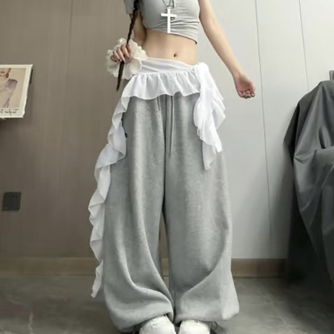 New Womens Fashion Ruffled Waist Cincherversatile And Figure-flattering - Image 3