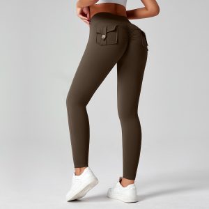 Fitness Yoga Pants For Women High-waisted Butt-lifting Stretchy Form-fitting Workout Tights