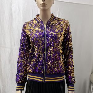 Womens Western-style Top With A Zipper Jacket