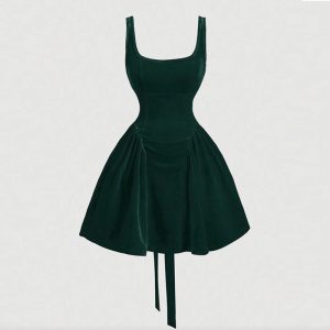 Elegant, Aristocratic Butterfly-print Slip Dress