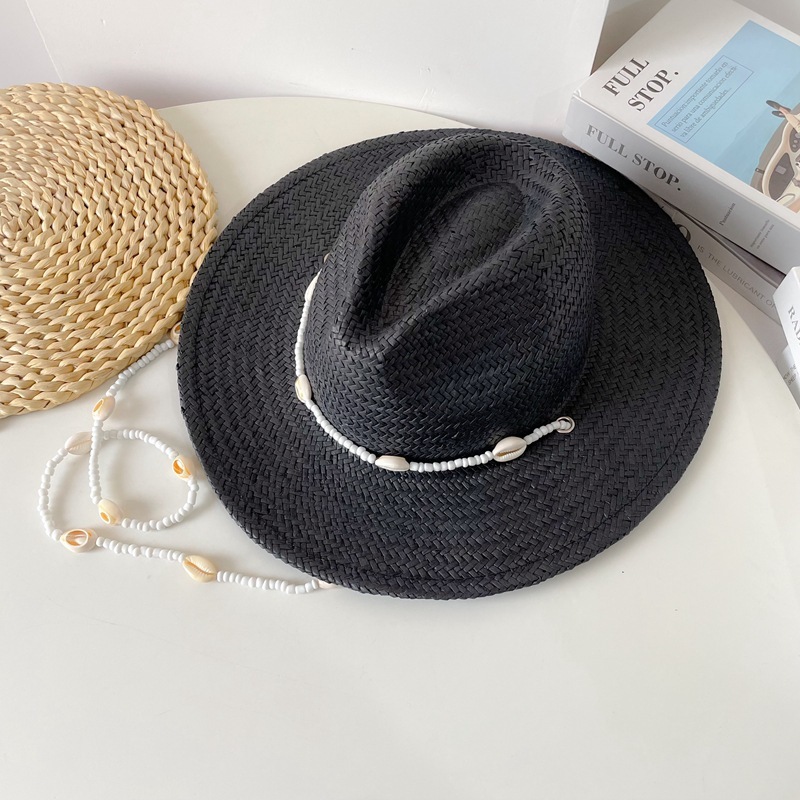 Stylish Flat-brim Sun Hat For Summer Outings And The Beach - Image 7