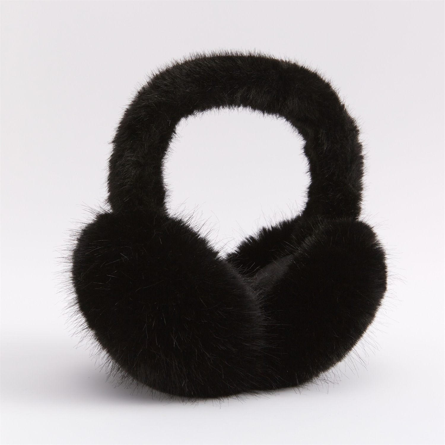 Fox-fur Ear Warmers For Warmth And Frost Protection - الصورة 9