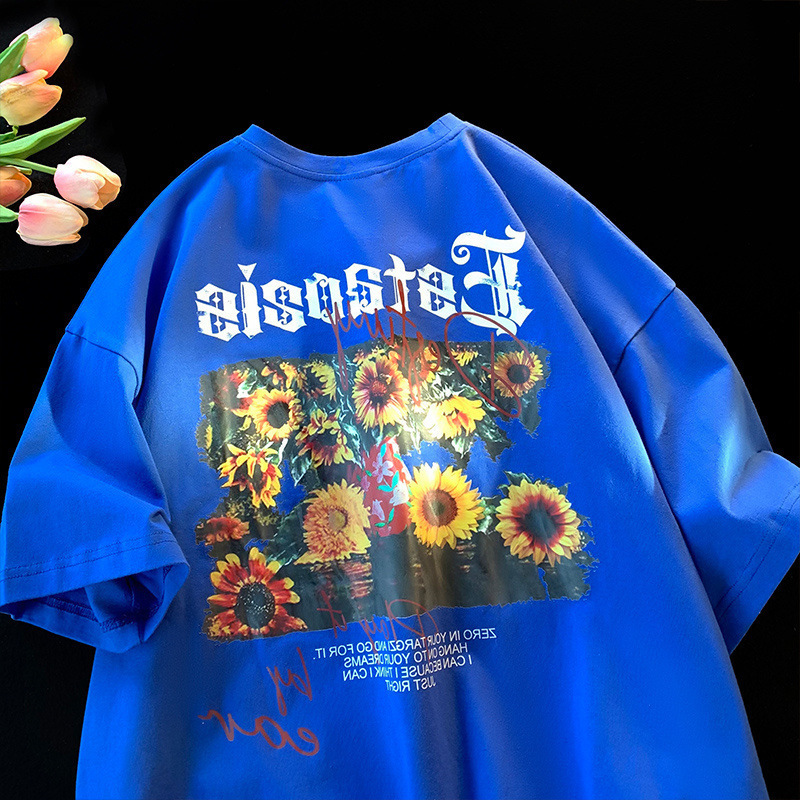 Womens Relaxed-fit Retro Casual Short-sleeve Top - Image 5