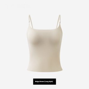 Womens One-piece Bralette With Built-in Cups And Strapsno Bra Required