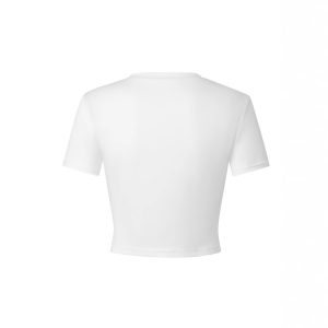 Womens Stylish Versatile Slim-fit Top With A Printed Pattern