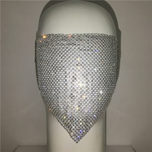 Personality Trend Accessories Rhinestone Mask