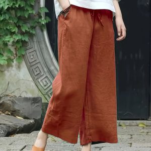 Casual Wide-leg Trousers From Europe And The US