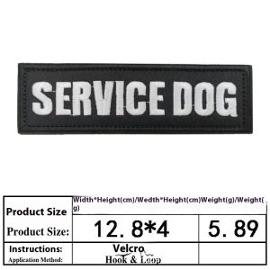 Pet Dog Accessories Embroidered Velcro New Pet Clothing Decorative Sticker Computer Embroidery Chapter