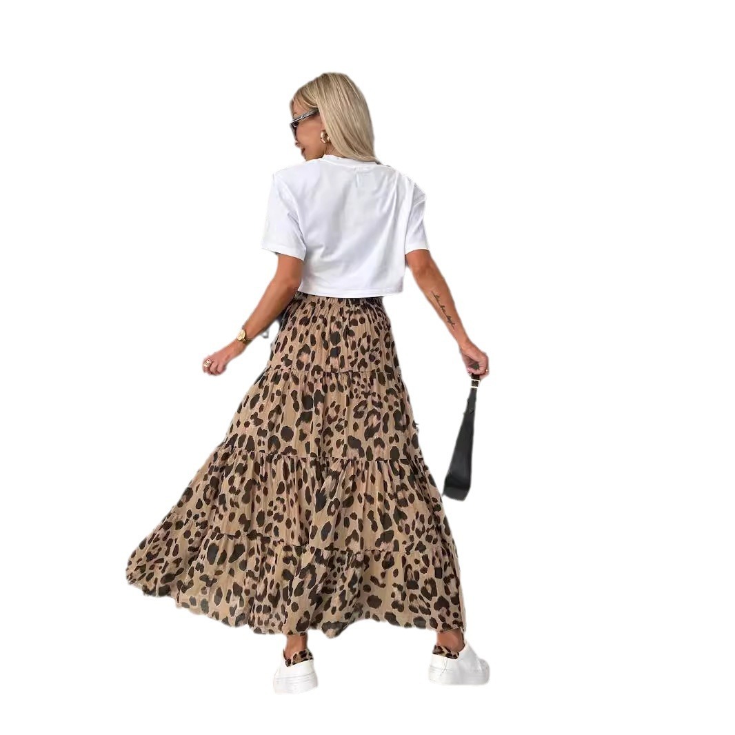 New Autumn Skirt With A Leopard-print Design - Image 5