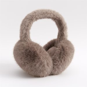 Fox-fur Ear Warmers For Warmth And Frost Protection