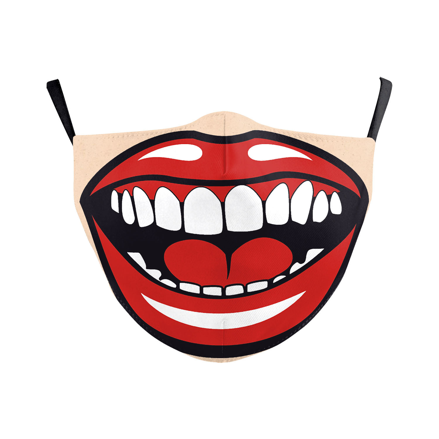 Halloween Double-layer Ear Washing Creative Digital Printing Mask - Image 4