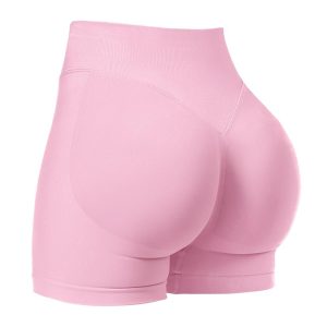 Seamless Three-panel Outerwear Sports Shorts For A Peachy Butt