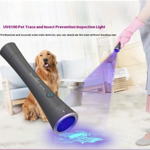 UV Flashlight Pet Urine Stain Marks Insect Epidemic Prevention Detector