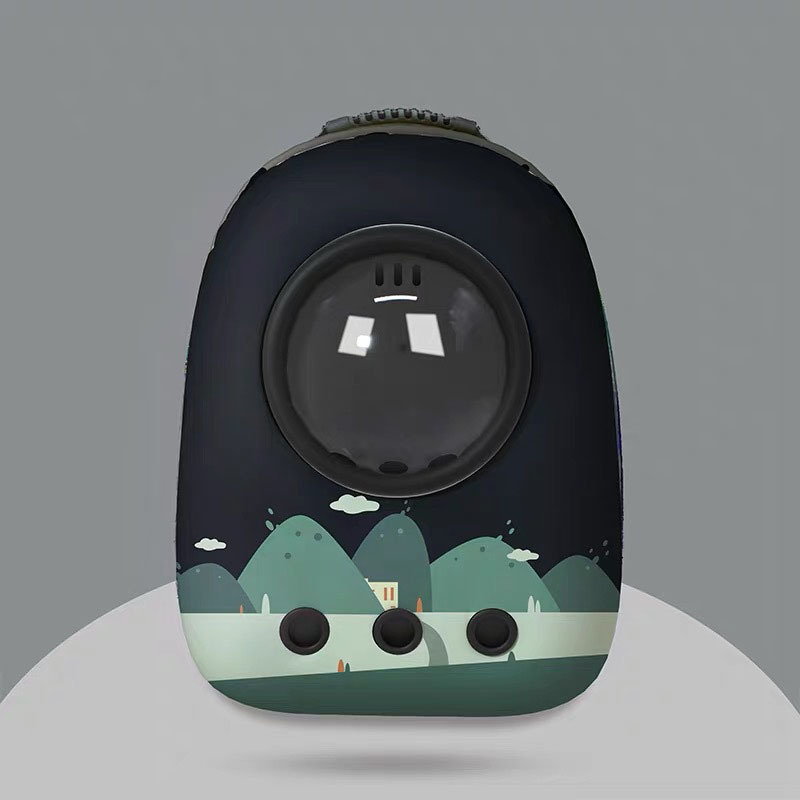 Cat Bag Go Out Portable Breathable Space Pet Compartment Double Shoulder Cat Backpack - Image 6